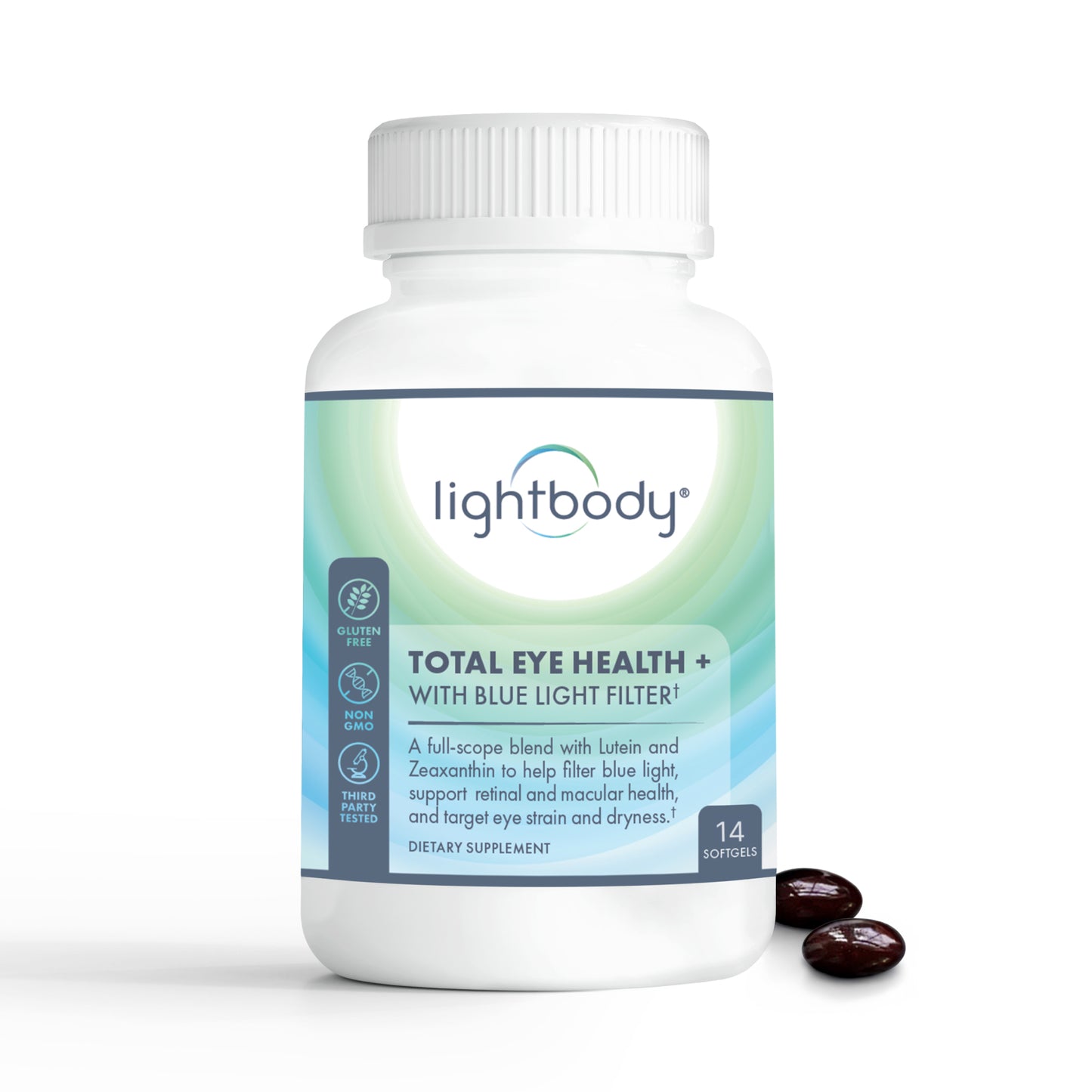 Lightbody Total Eye Health + Blue Light Filter Supplement