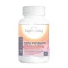 Bottle of Lightbody Total Gut Health prebiotic + probiotic supplements.