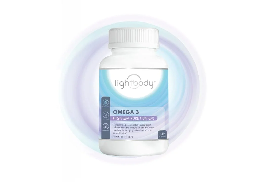 Lightbody Omega-3 High EPA pure fish oil supplement Bottle