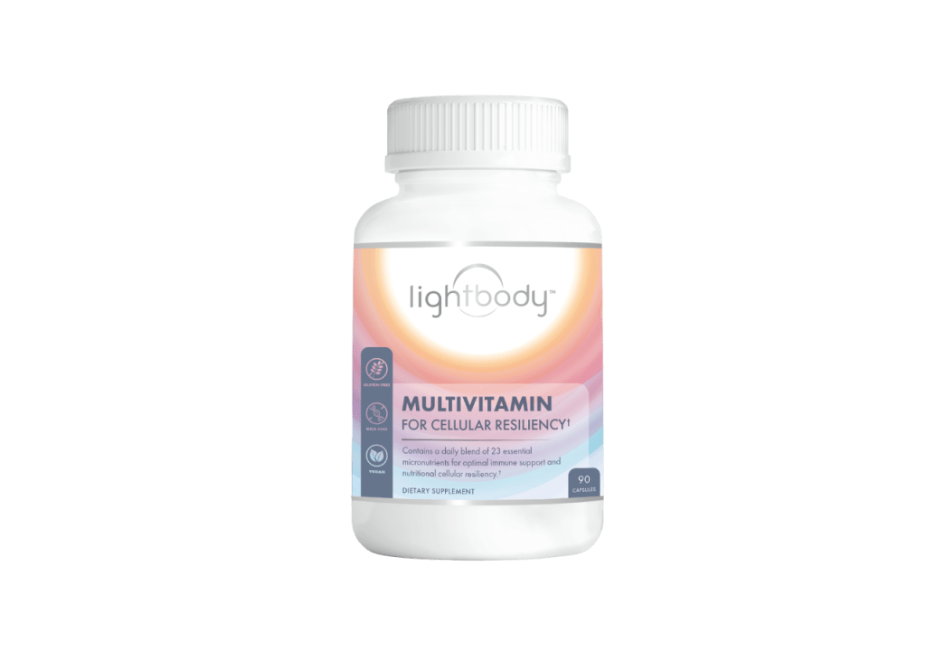 Lightbody Multivitamin for Cellular Resiliency Bottle Mockup