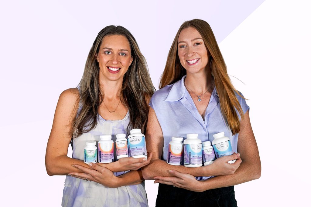 Lightbody Co-Founders Kylen Ribeiro and Michelle Klein Holding Supplements